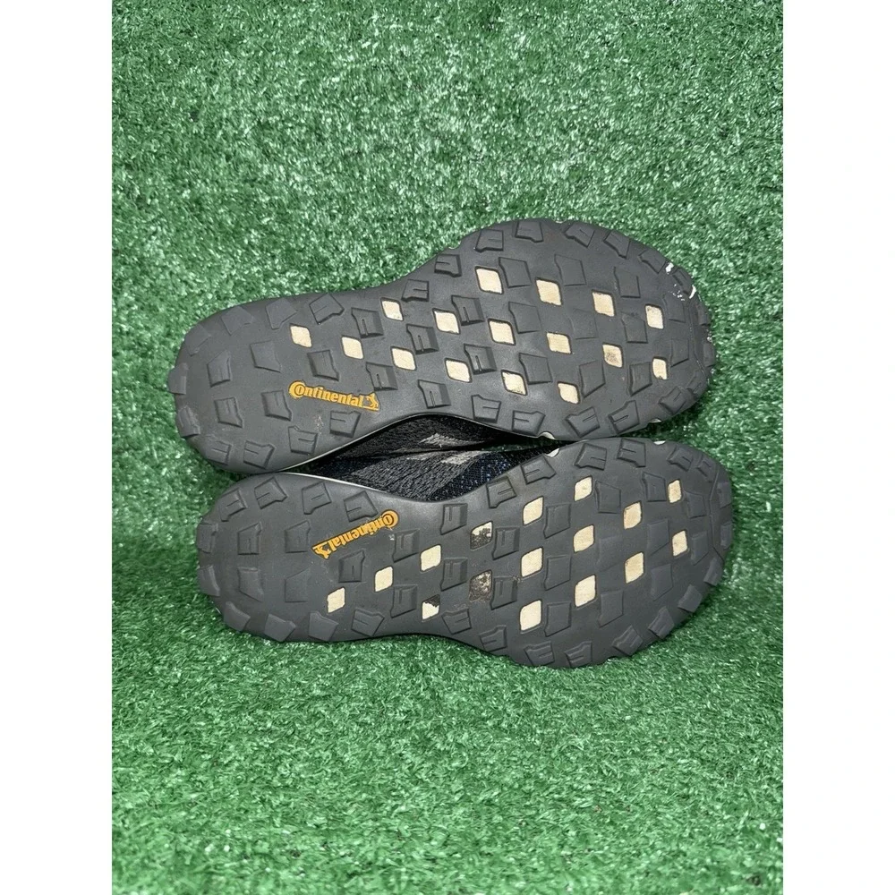Adidas Shoes Womens Size 7 Terrex Parley Black Blue Knit Trail Hiking Sneakers